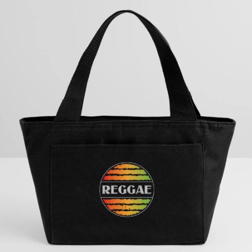 Reggae celebration vibrant rasta music design - Recycled Insulated Lunch Bag