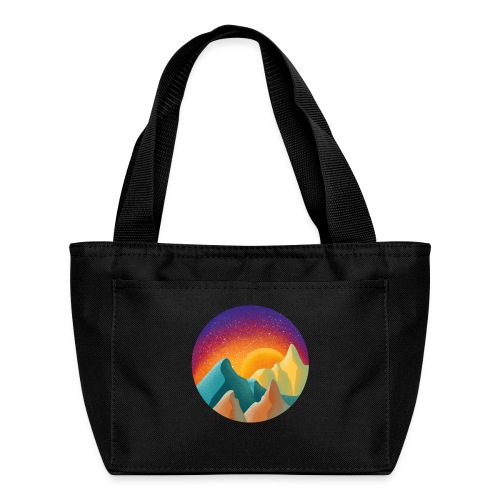 Summer Mountain Sunset - Recycled Insulated Lunch Bag