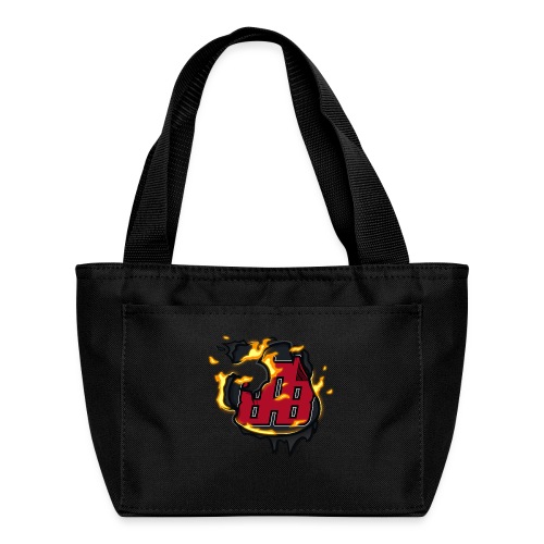 BAB Logo on FIRE! - Recycled Insulated Lunch Bag