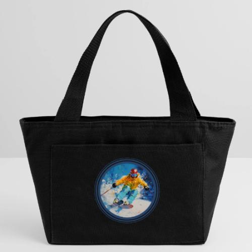 Born for Skiing - Recycled Insulated Lunch Bag