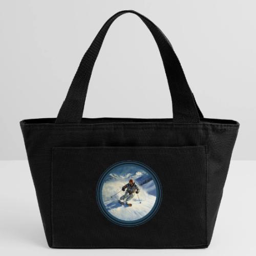 Skiing Power Moves - Recycled Insulated Lunch Bag