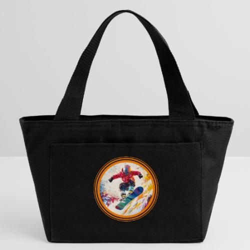 Snowboarding Horizon - Recycled Insulated Lunch Bag