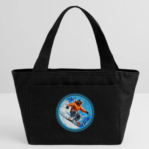 Snowboarding Motion - Recycled Insulated Lunch Bag