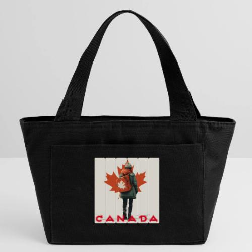 Canada: Proud Canadian Woman - Recycled Insulated Lunch Bag