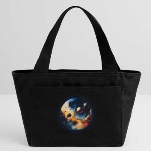 Chaotic Color Planets - Recycled Insulated Lunch Bag