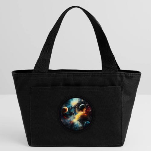 Painted Cosmos of Planets - Recycled Insulated Lunch Bag
