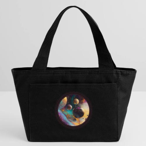 Planets in the Abstract - Recycled Insulated Lunch Bag