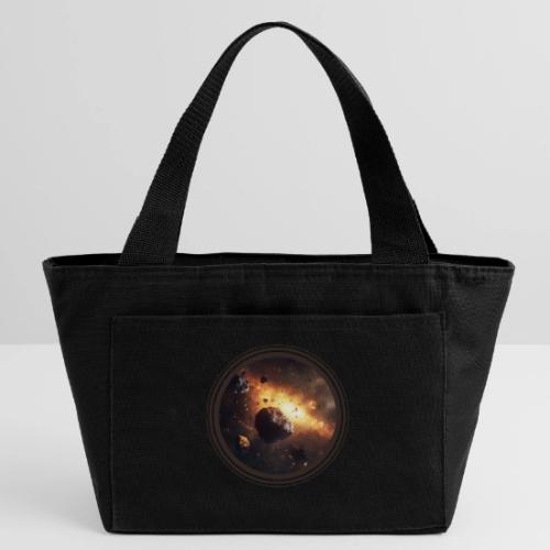 Asteroids Drift - Recycled Insulated Lunch Bag