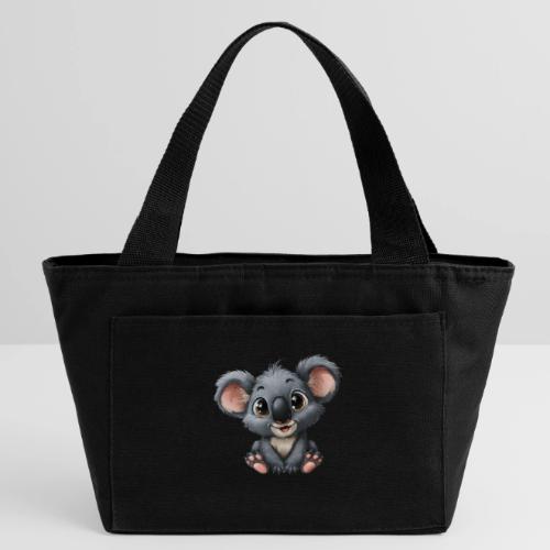 Joyful Cartoon Baby Koala with Big Eyes - Recycled Insulated Lunch Bag