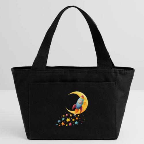 Rocket Trail of Stars - Recycled Insulated Lunch Bag