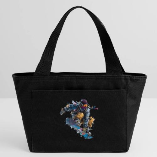 Snowboarding: Splash of Speed - Recycled Insulated Lunch Bag