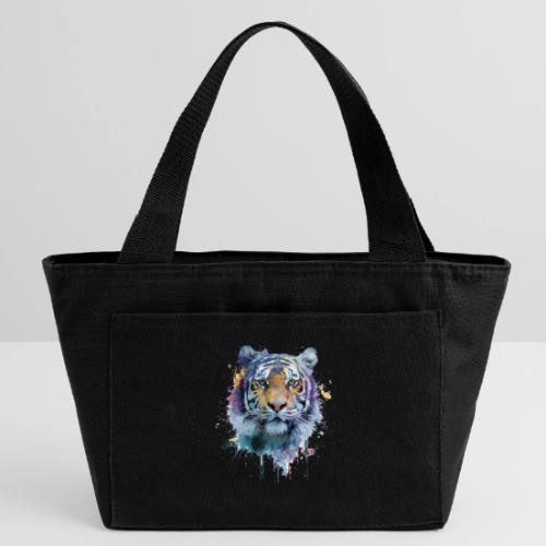 Splash-Art Tiger Face - Recycled Insulated Lunch Bag