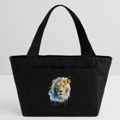 Splash-Art Lion Face - Recycled Insulated Lunch Bag