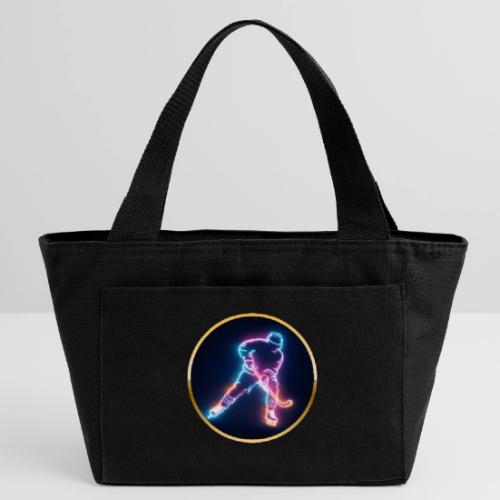 Golden Neon Hockey - Recycled Insulated Lunch Bag