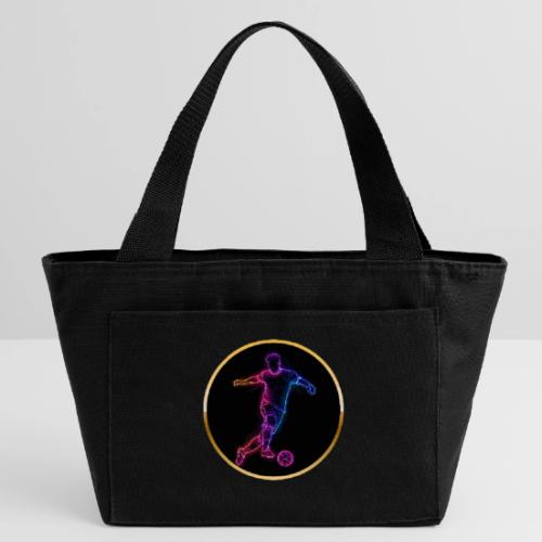 Neon Soccer Flow - Recycled Insulated Lunch Bag