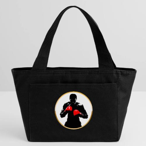 Boxing: Golden Ring Fighter - Recycled Insulated Lunch Bag
