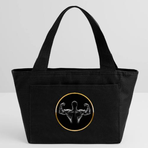Bodybuilding: Golden Back Power - Recycled Insulated Lunch Bag