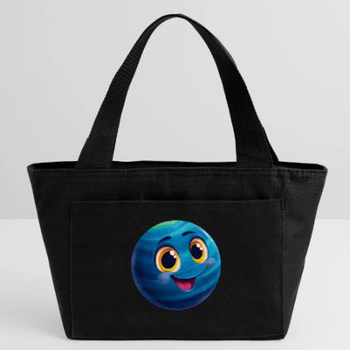 Smiling Blue Planet - Recycled Insulated Lunch Bag
