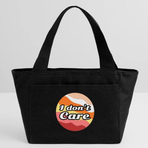 I Don’t Care Vibes - Recycled Insulated Lunch Bag