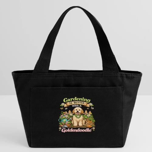 Gardening Is Better With A Goldendoodle - Recycled Insulated Lunch Bag