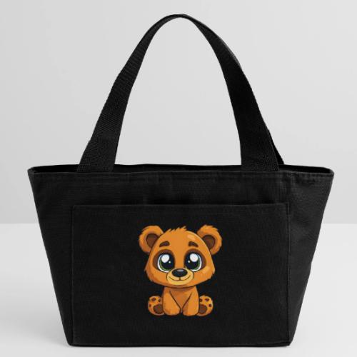 Smiling Sitting Baby Bear - Recycled Insulated Lunch Bag