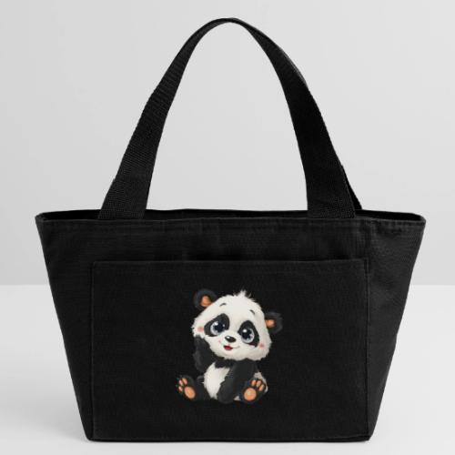 Blushing Baby Panda - Recycled Insulated Lunch Bag