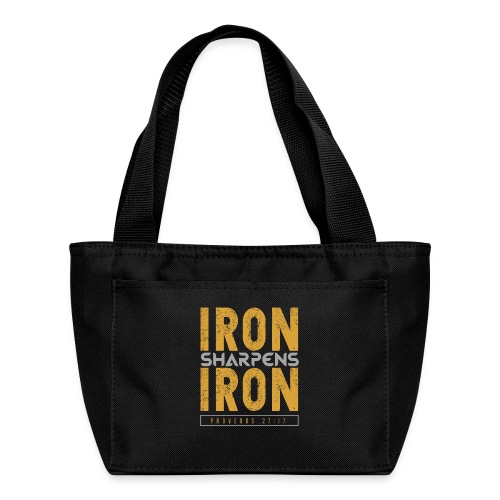 Iron Sharpens Iron - Recycled Insulated Lunch Bag