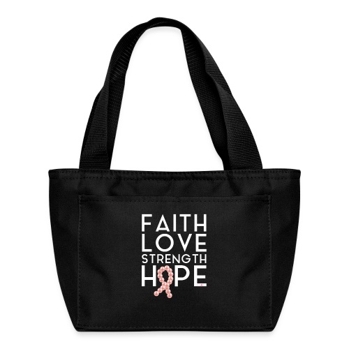 Faith Love Strength Hope - Recycled Lunch Bag