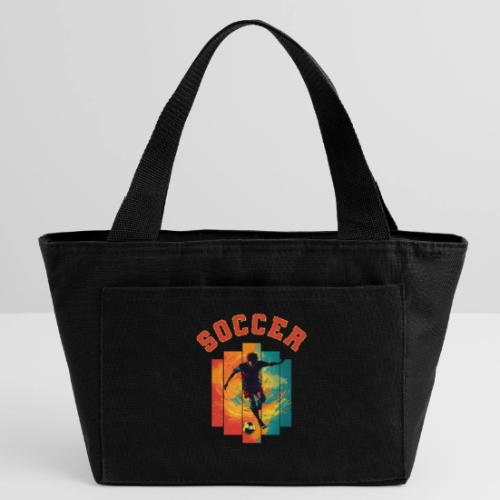 Soccer Heartbeat - Recycled Insulated Lunch Bag