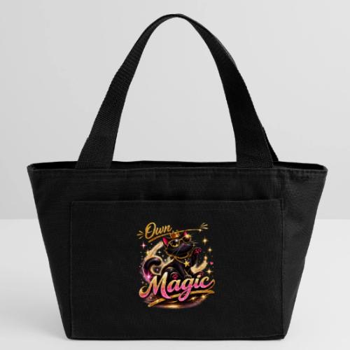 Own Your Magic – Glam Black Cat - Recycled Insulated Lunch Bag