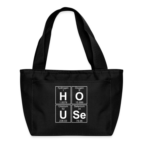 H-O-U-Se (house) - Full - Recycled Insulated Lunch Bag