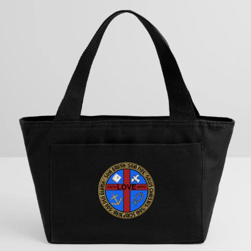 Five Solas Faith Hope Love Shirt–Christian Symbols - Recycled Insulated Lunch Bag