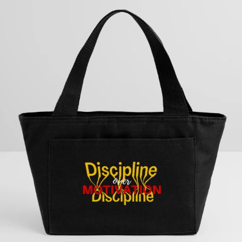 Discipline Over Motivation - Recycled Insulated Lunch Bag