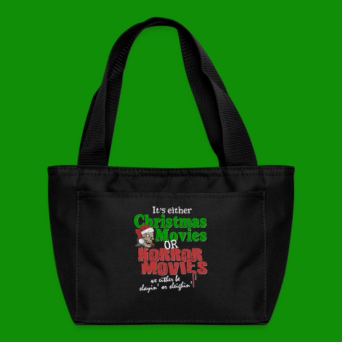 Christmas Sleighin' or Slayin' - Recycled Lunch Bag