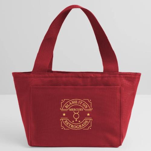 Blame It On Mercury Retrograde - Recycled Insulated Lunch Bag