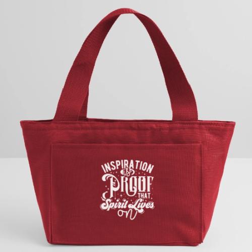 Inspiration Is Proof That Spirit Lives On - Recycled Insulated Lunch Bag