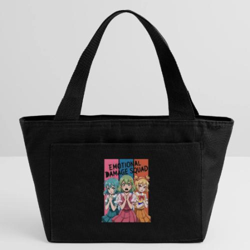 Emotional Damage Squad – Funny Anime Schoolgirl - Recycled Insulated Lunch Bag