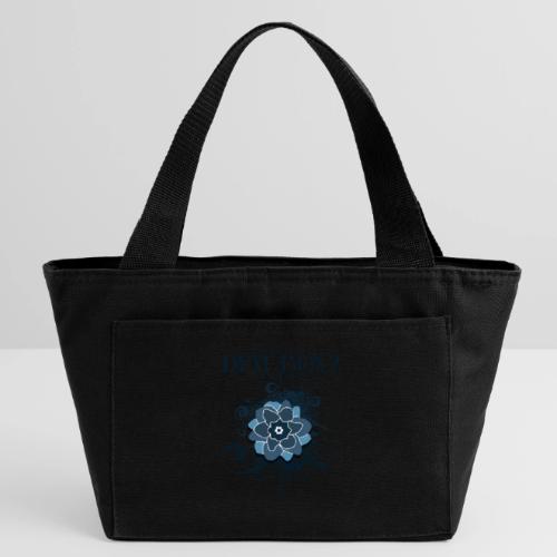 Flower Splash Blues - Recycled Insulated Lunch Bag