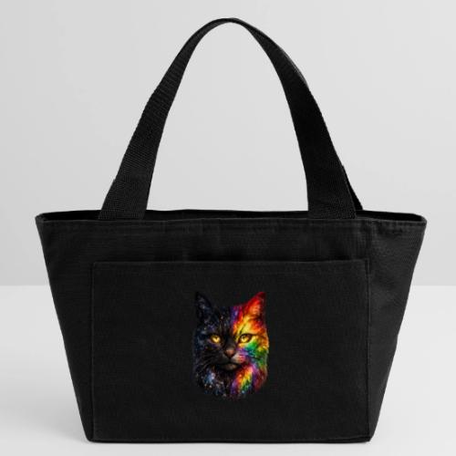 Cosmic Galaxy Rainbow Cat - Recycled Insulated Lunch Bag