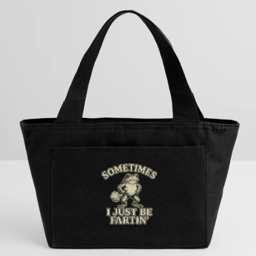 Sometimes I Just Be Fartin Funny Frog Shirt - Recycled Insulated Lunch Bag