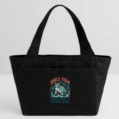 Shell Yeah Sea Turtle Beach Vibes - Recycled Insulated Lunch Bag