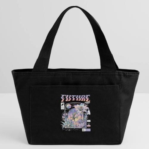 Future Nature Retro-Futuristic - Recycled Insulated Lunch Bag