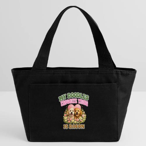 My Doodles Favorite Thing Is Bacon - Recycled Insulated Lunch Bag