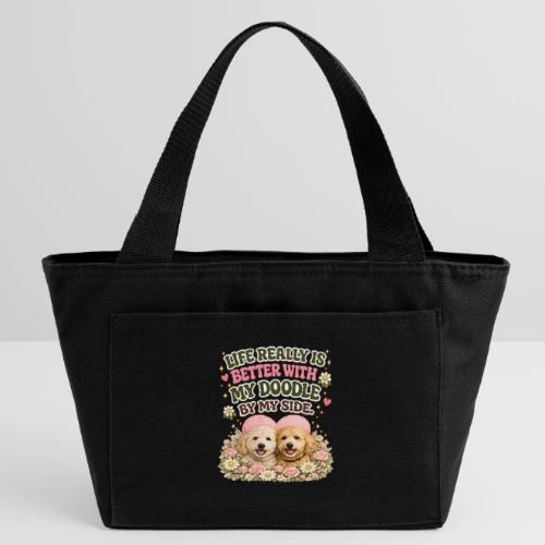 Life Really Is Better With My Doodle By My Side - Recycled Insulated Lunch Bag