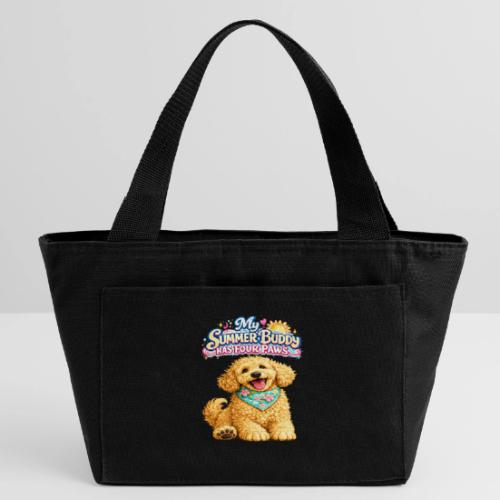 My Summer Buddy Has Four Paws - Recycled Insulated Lunch Bag