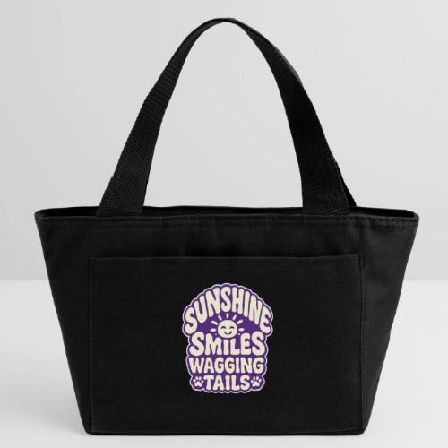 Sunshine Smiles Wagging Tails - Recycled Insulated Lunch Bag