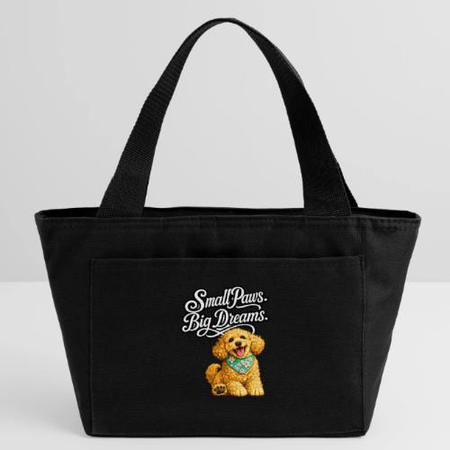 Small Paws Big Dreams Goldendoodle Puppy - Recycled Insulated Lunch Bag