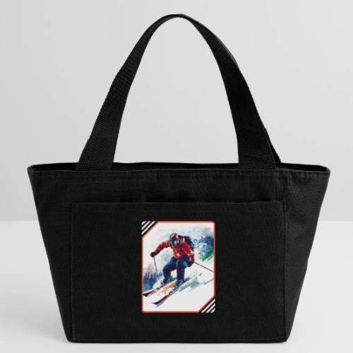 Skiing is Life - Recycled Insulated Lunch Bag