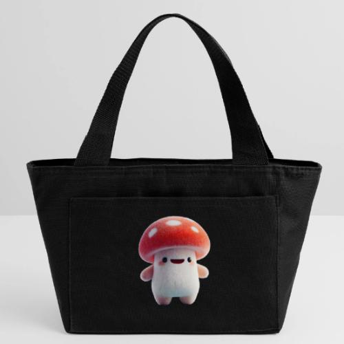 Mushroom: Red Forest Friend - Recycled Insulated Lunch Bag
