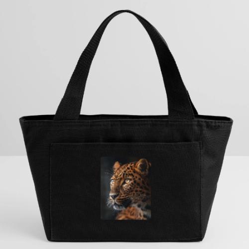 Amur Leopard Face Wildlife Design - Recycled Insulated Lunch Bag